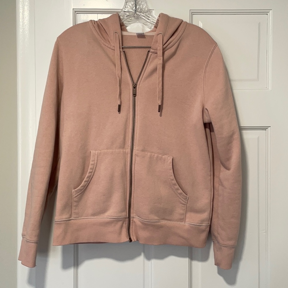 Pink zip up hoodie. Super soft and cozy
